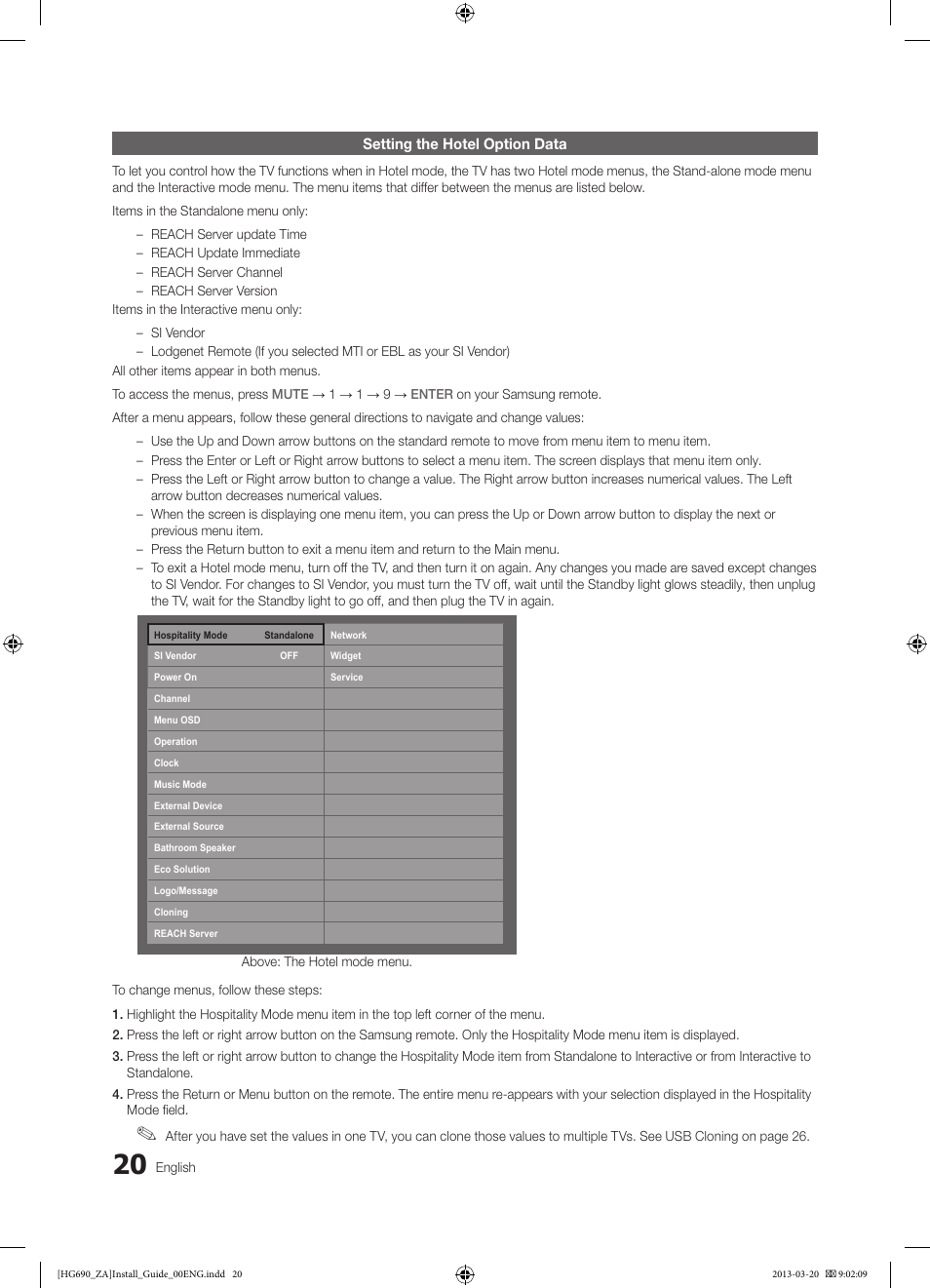 Samsung HG55NB690QFXZA User Manual | Page 20 / 48
