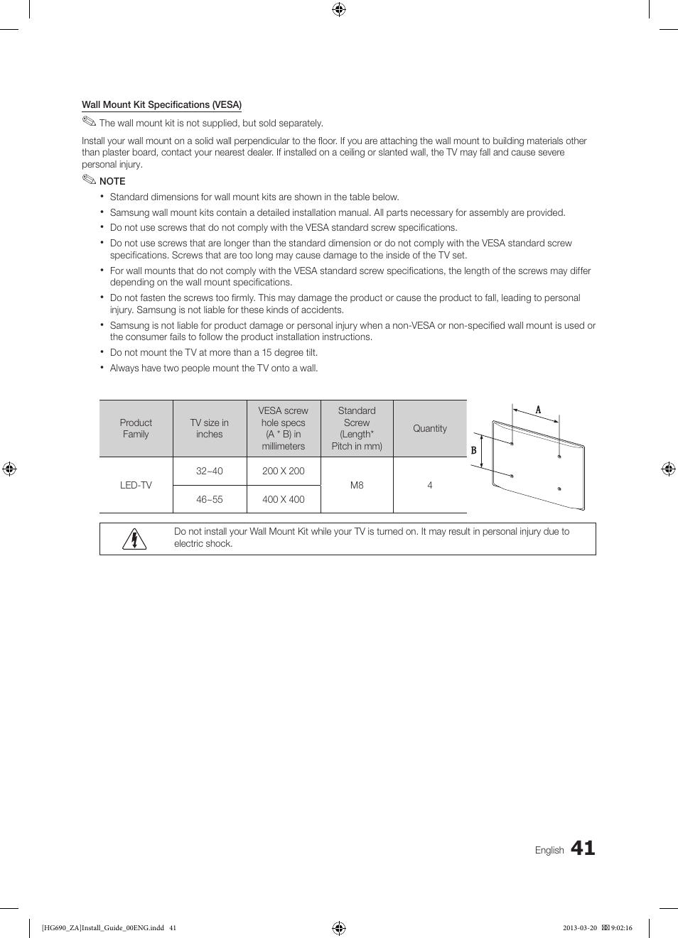 Samsung HG55NB690QFXZA User Manual | Page 41 / 48
