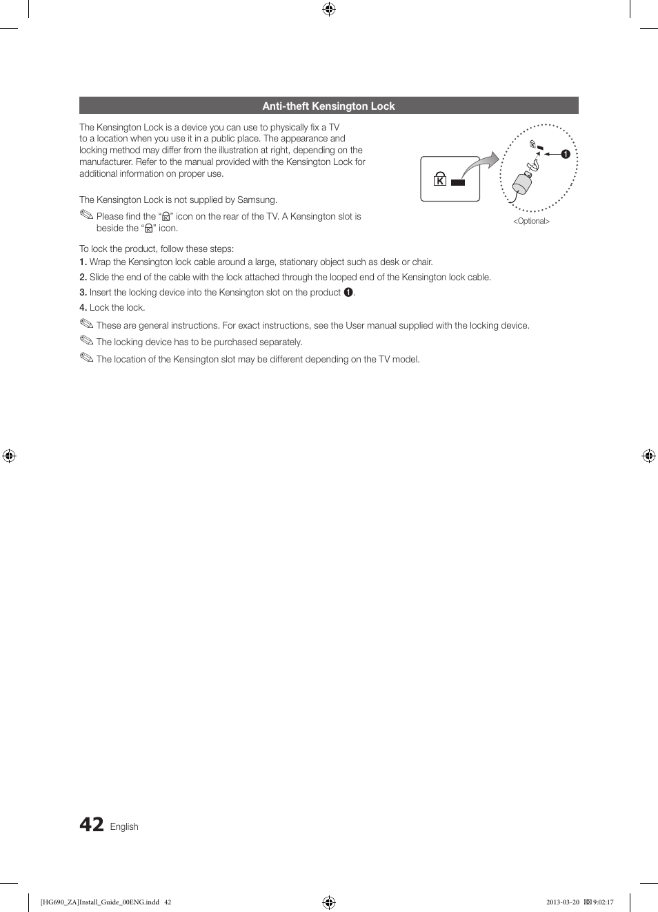 Samsung HG55NB690QFXZA User Manual | Page 42 / 48