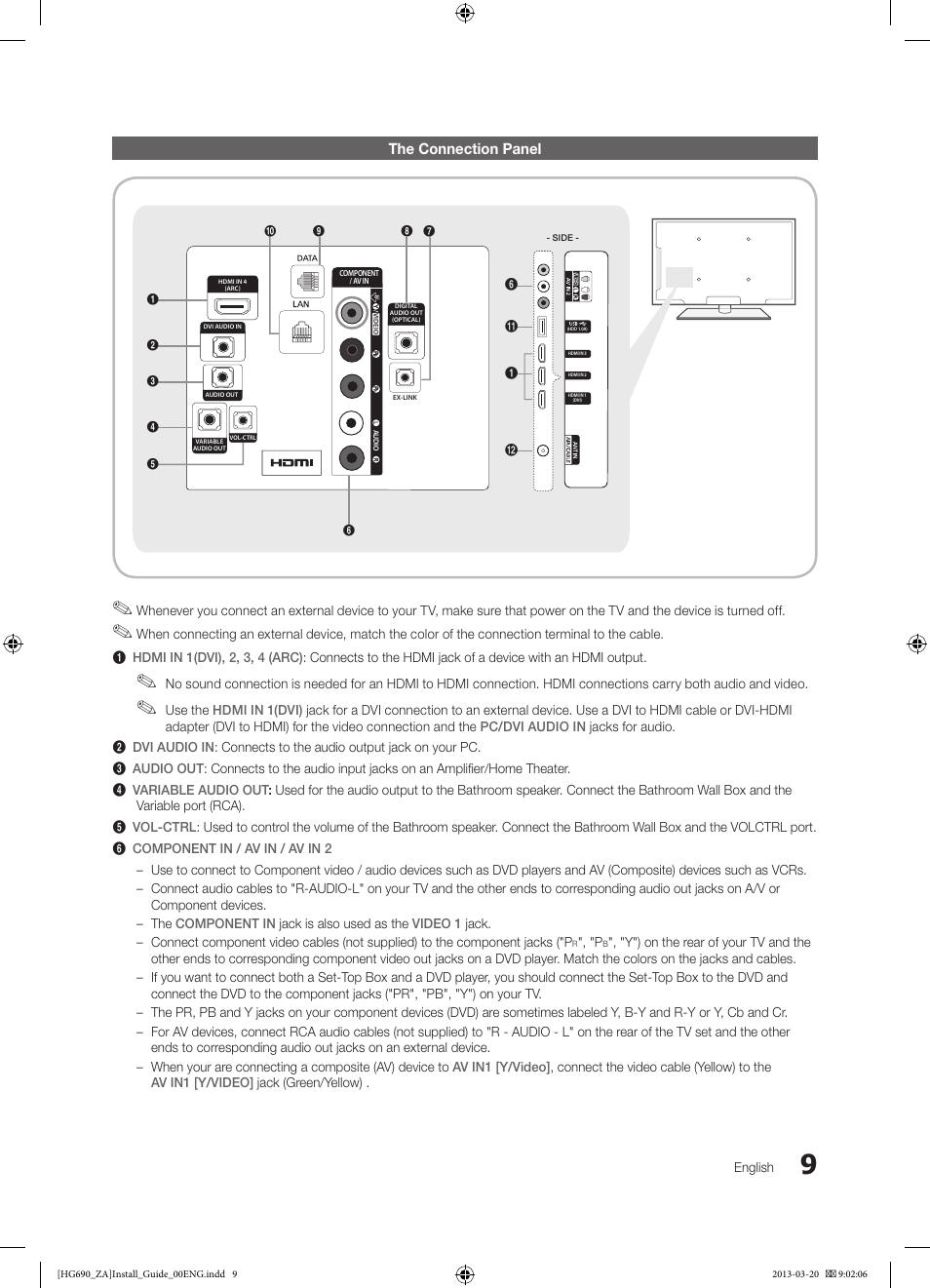 Samsung HG55NB690QFXZA User Manual | Page 9 / 48