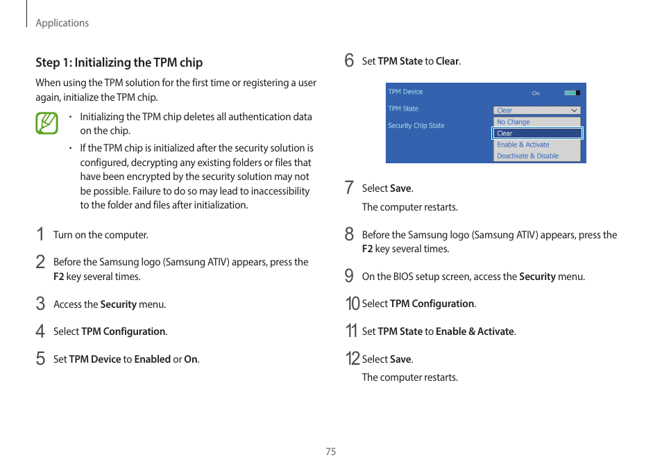 Samsung NP940X5J-K01US User Manual | Page 75 / 149