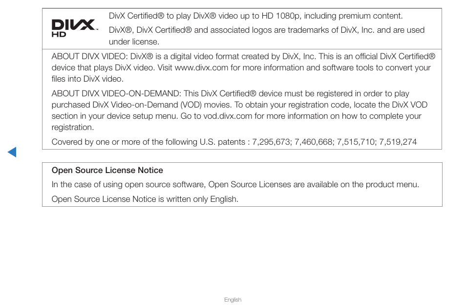 Samsung PN43D430A3DXZA User Manual | Page 212 / 212