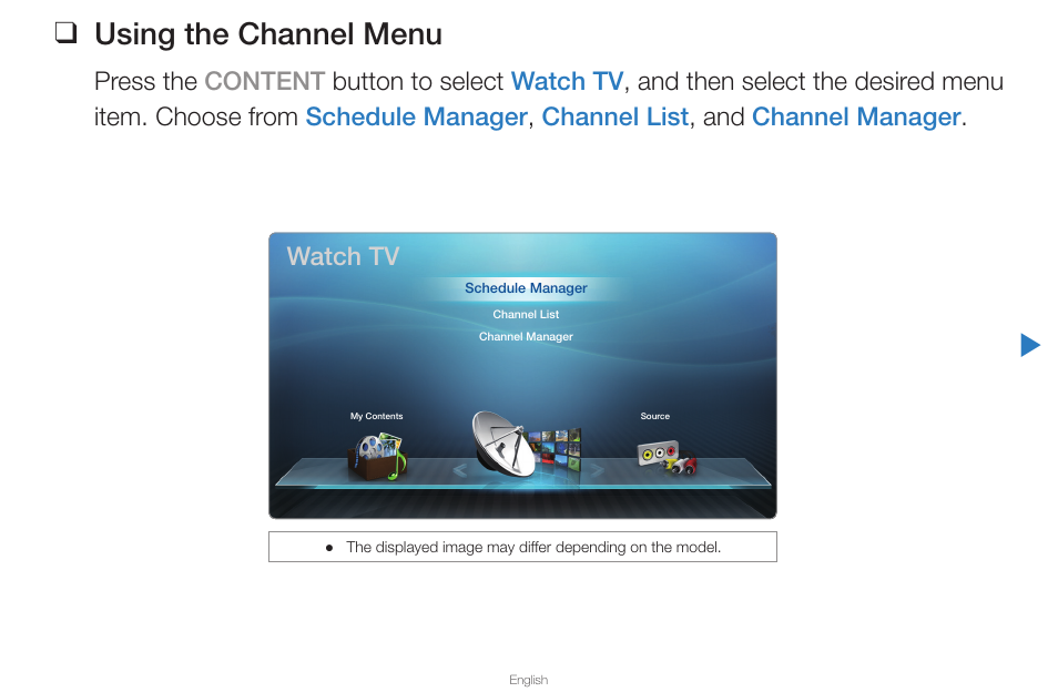 Channel menu, Using the channel menu, Watch tv | Samsung PN43D430A3DXZA User Manual | Page 3 / 212