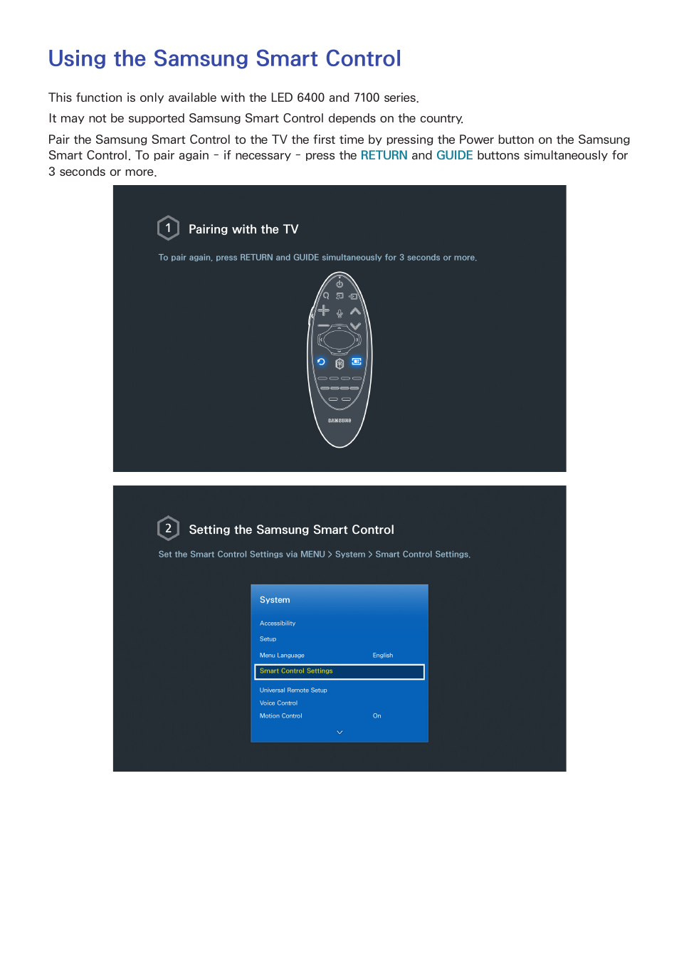 Using the samsung smart control | Samsung UN32H5500AFXZA User Manual | Page 11 / 225