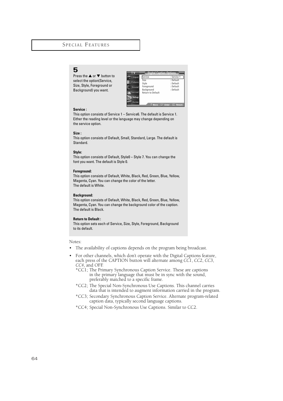 Samsung TSN3084WHDXXAA User Manual | Page 64 / 79