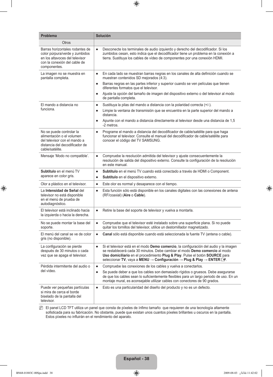 Samsung LN32B550K1FXZA User Manual | Page 90 / 101