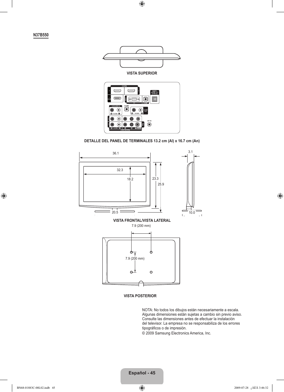 Samsung LN32B550K1FXZA User Manual | Page 97 / 101