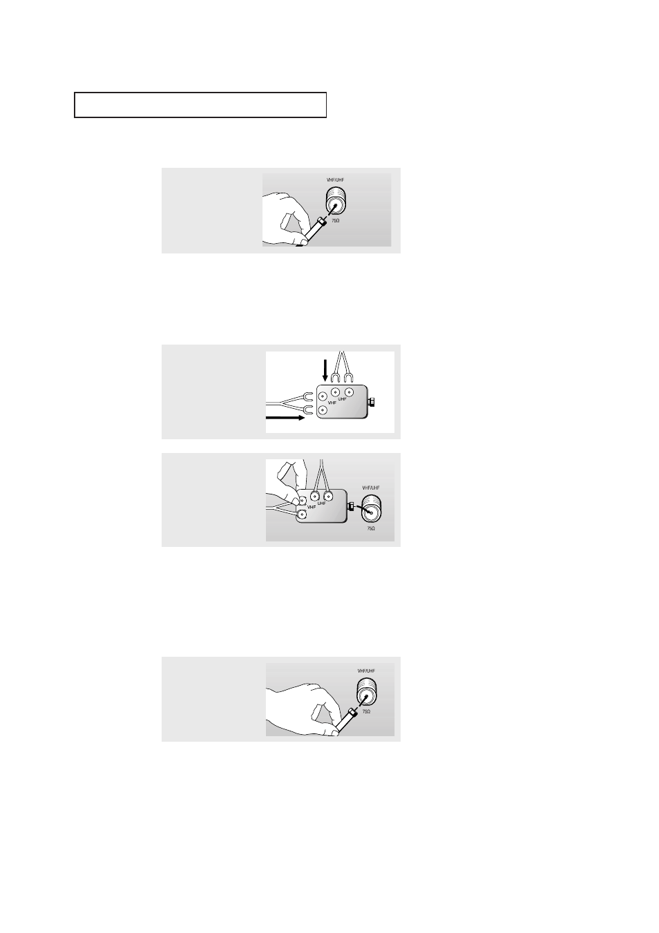 Connecting cable tv | Samsung TXN3235FX-XAC User Manual | Page 15 / 60