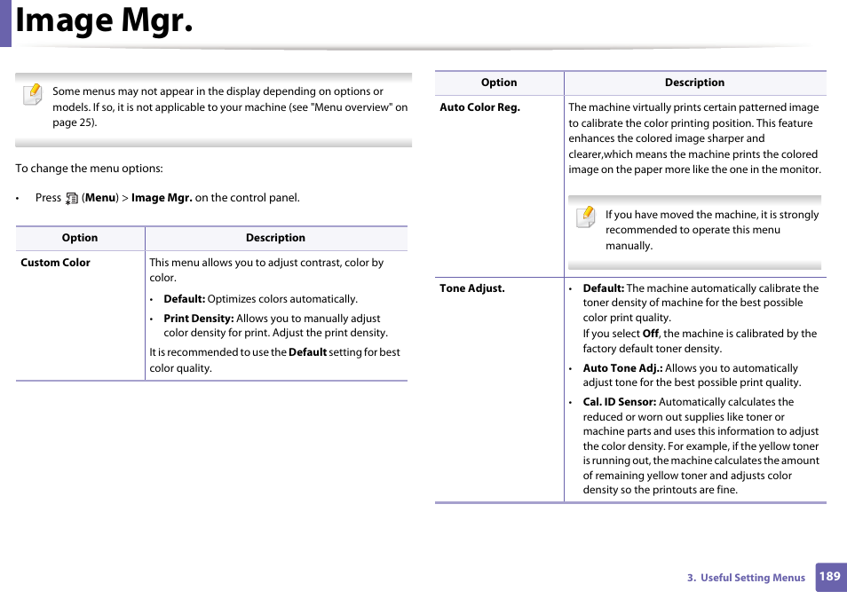 Image mgr | Samsung CLP-415NW-XAA User Manual | Page 188 / 270