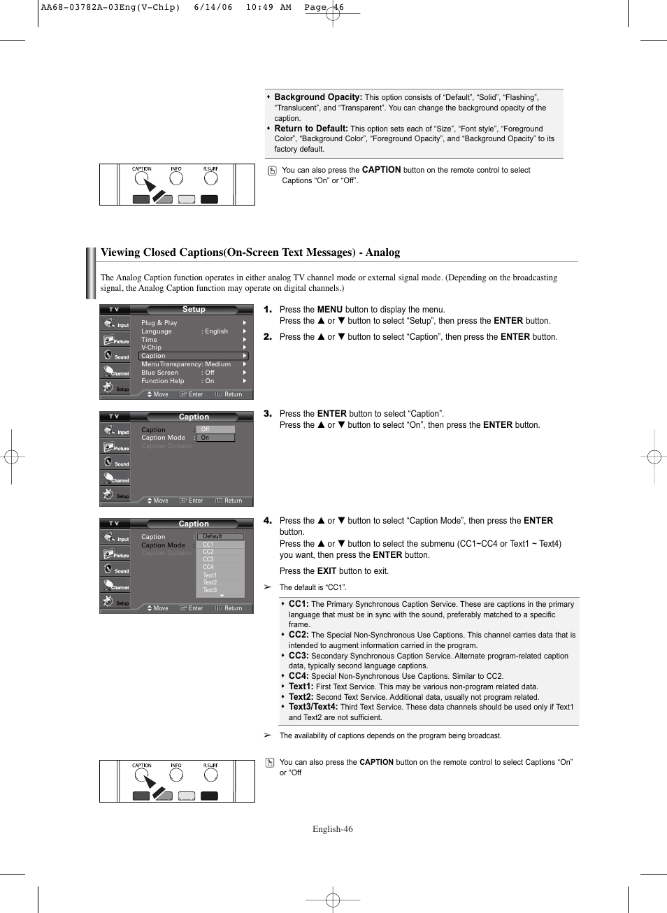 Samsung TXR3079WHKXXAC User Manual | Page 46 / 52