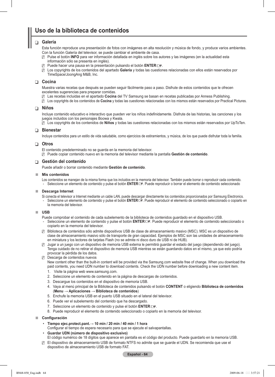 Samsung PN50B860Y2FXZA User Manual | Page 164 / 284