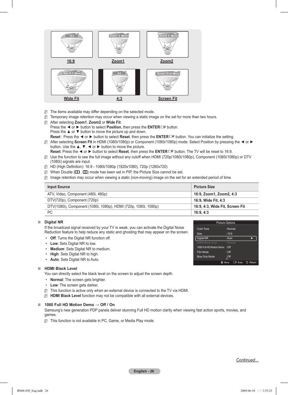 Samsung PN50B860Y2FXZA User Manual | Page 26 / 284