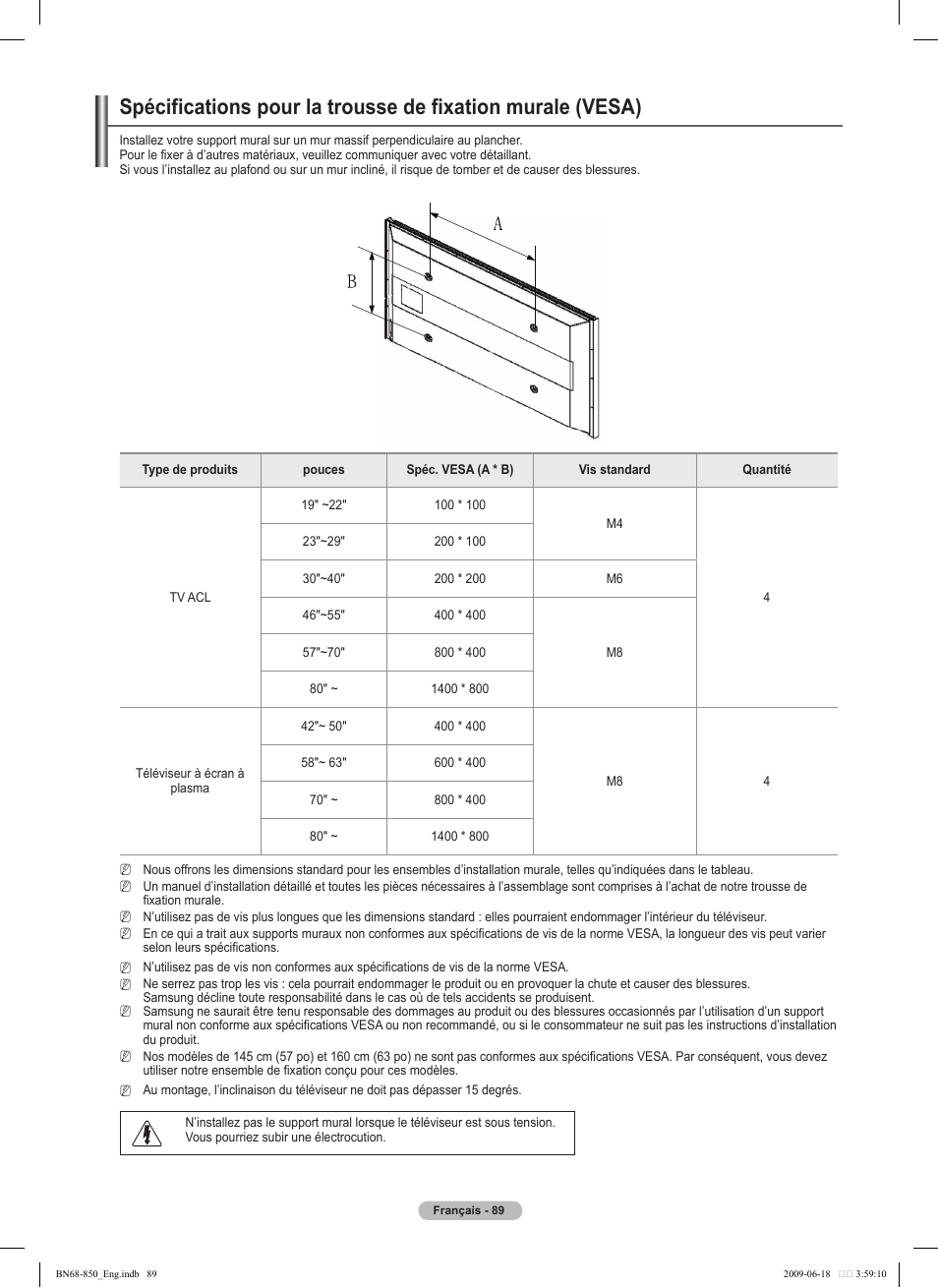 Samsung PN50B860Y2FXZA User Manual | Page 281 / 284
