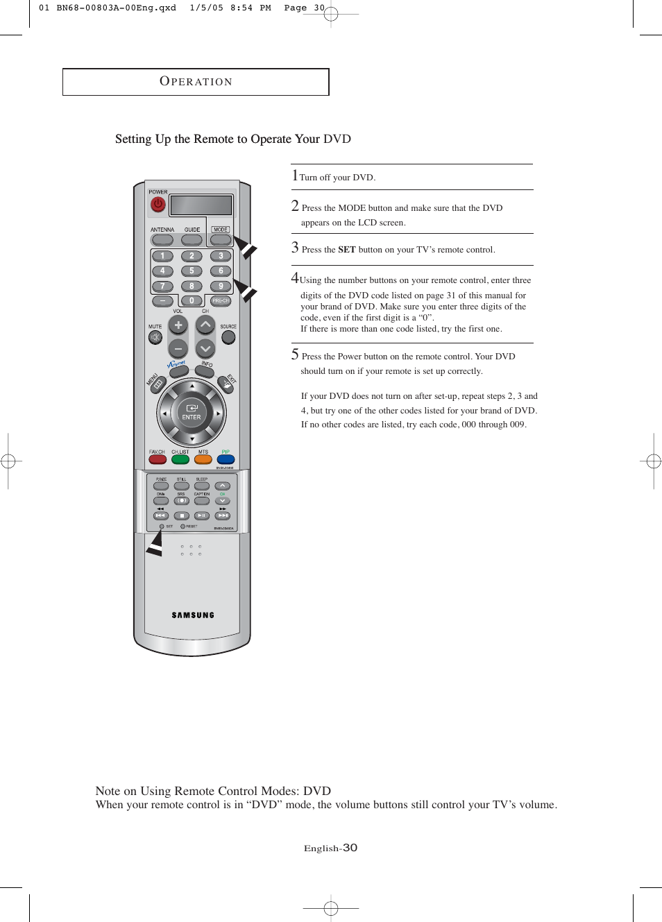 Samsung LNR408DX-XAA User Manual | Page 36 / 120