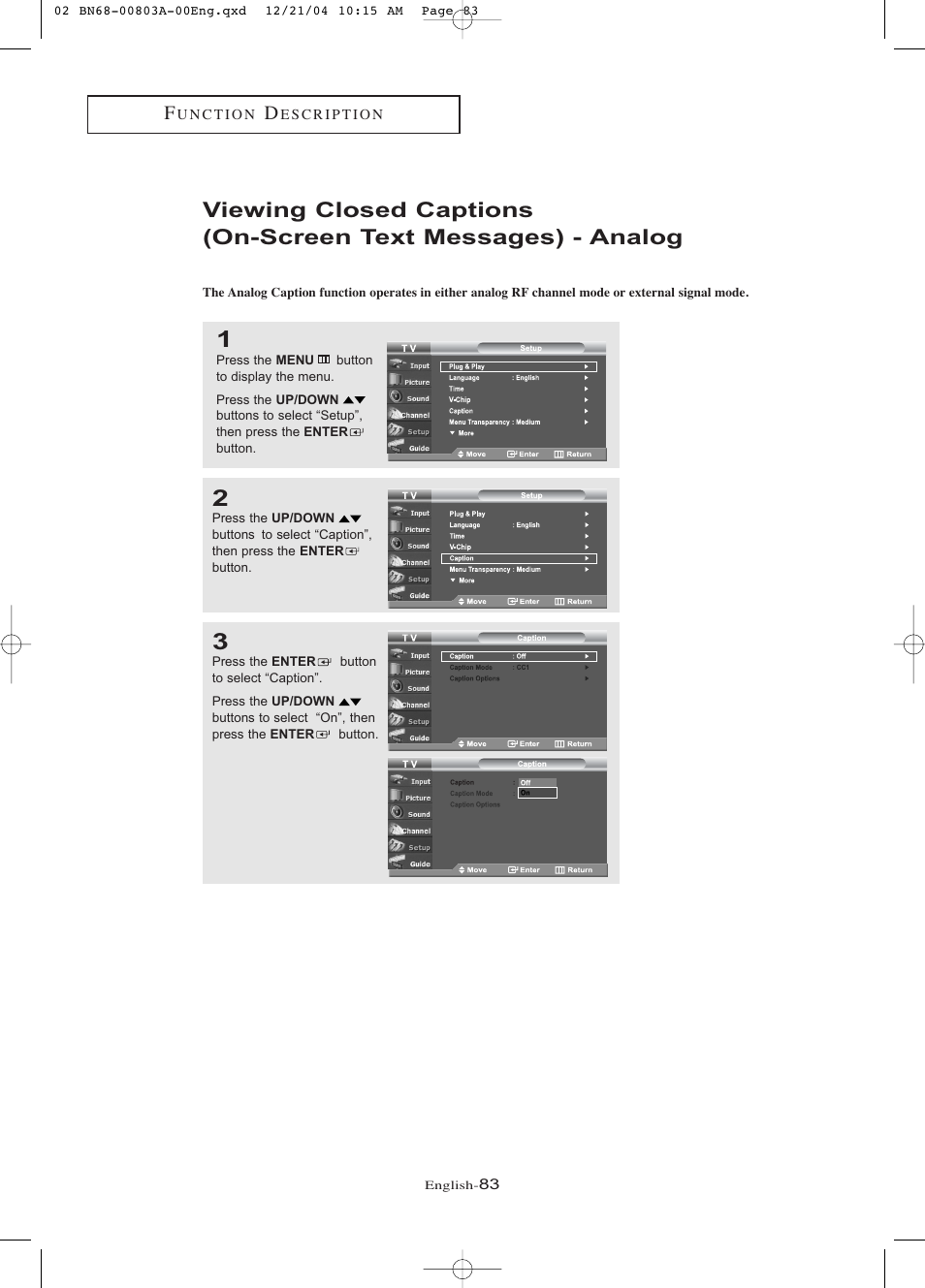 Samsung LNR408DX-XAA User Manual | Page 89 / 120