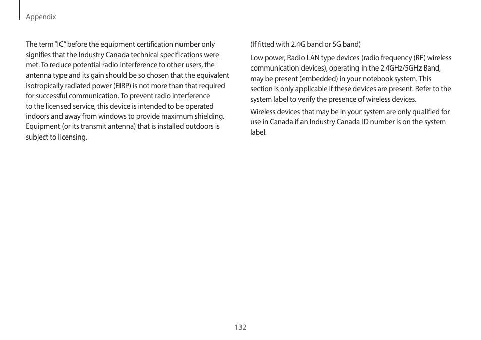 Samsung NP940X3G-K03US User Manual | Page 132 / 147