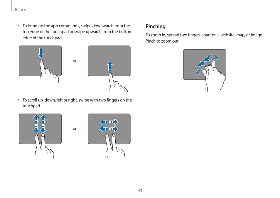 Pinching | Samsung NP940X3G-K03US User Manual | Page 43 / 147