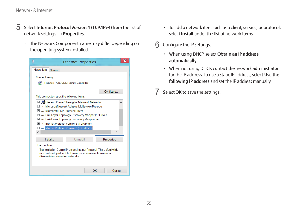 Samsung NP940X3G-K03US User Manual | Page 55 / 147