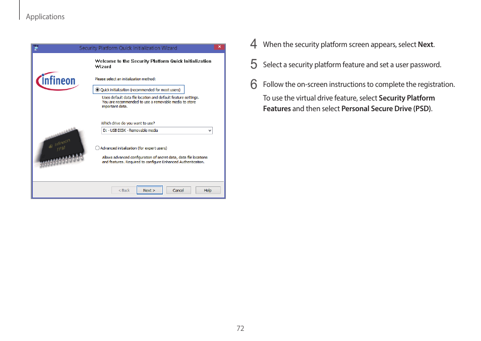 Samsung NP940X3G-K03US User Manual | Page 72 / 147