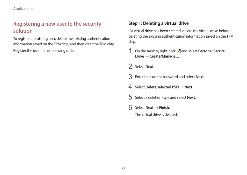 Samsung NP940X3G-K03US User Manual | Page 77 / 147