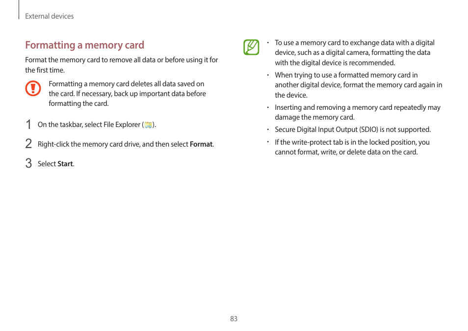 Samsung NP940X3G-K03US User Manual | Page 83 / 147