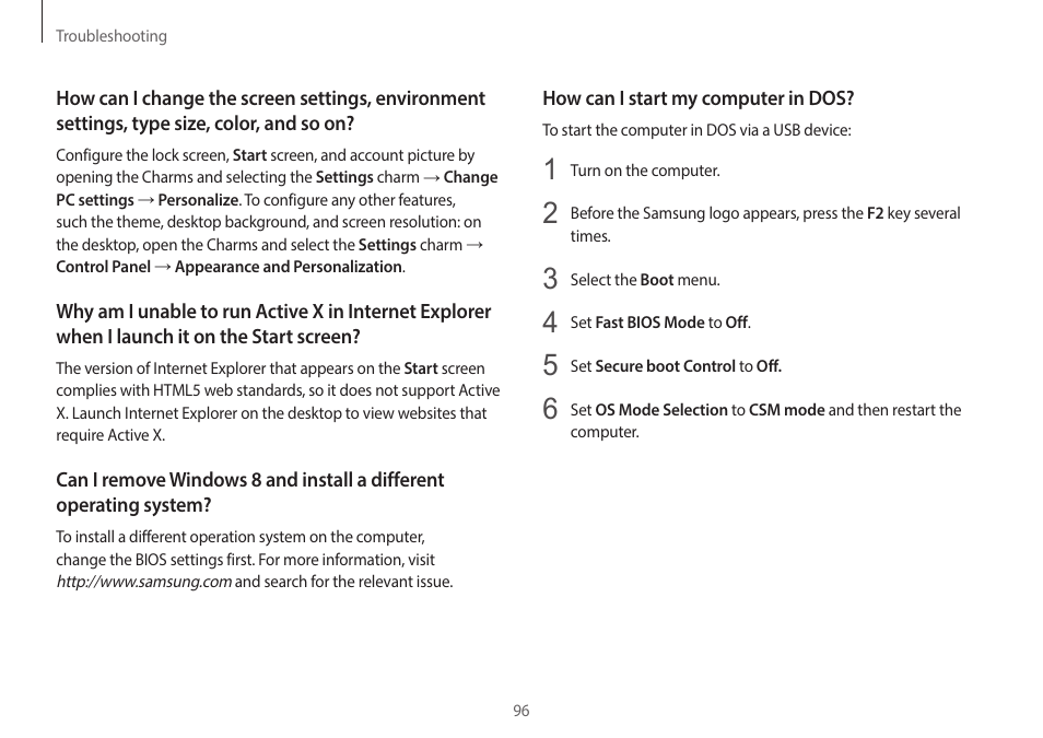 Samsung NP940X3G-K03US User Manual | Page 96 / 147
