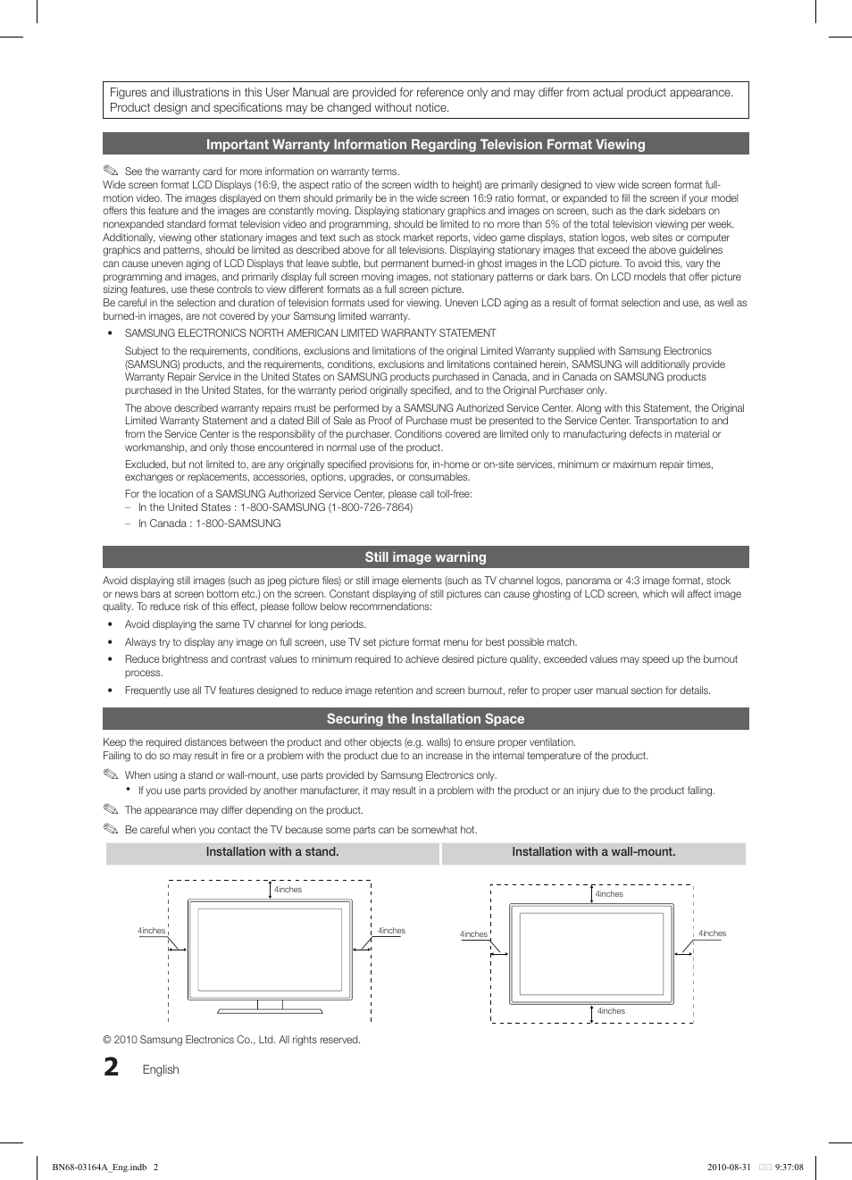 Samsung LN55C630K1FXZA User Manual | Page 2 / 52