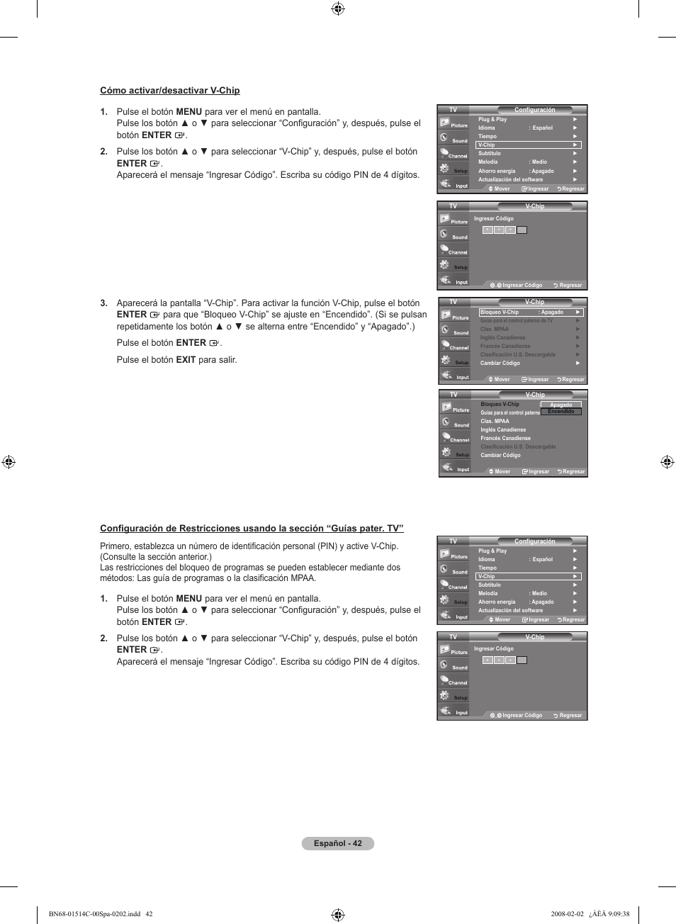 Samsung LN19A331J1DXZA User Manual | Page 104 / 121