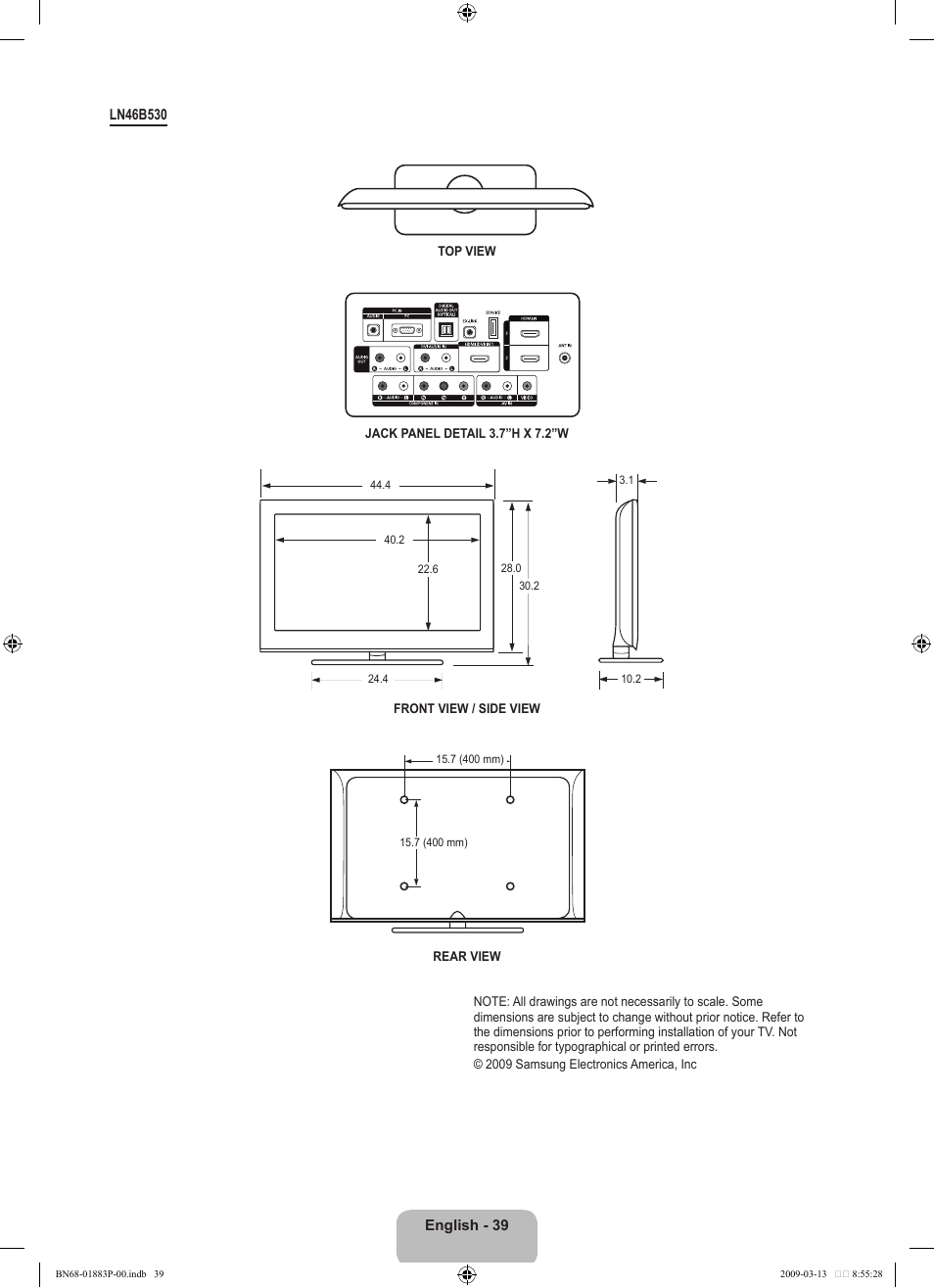 Samsung LN40B530P7NXZA User Manual | Page 41 / 83