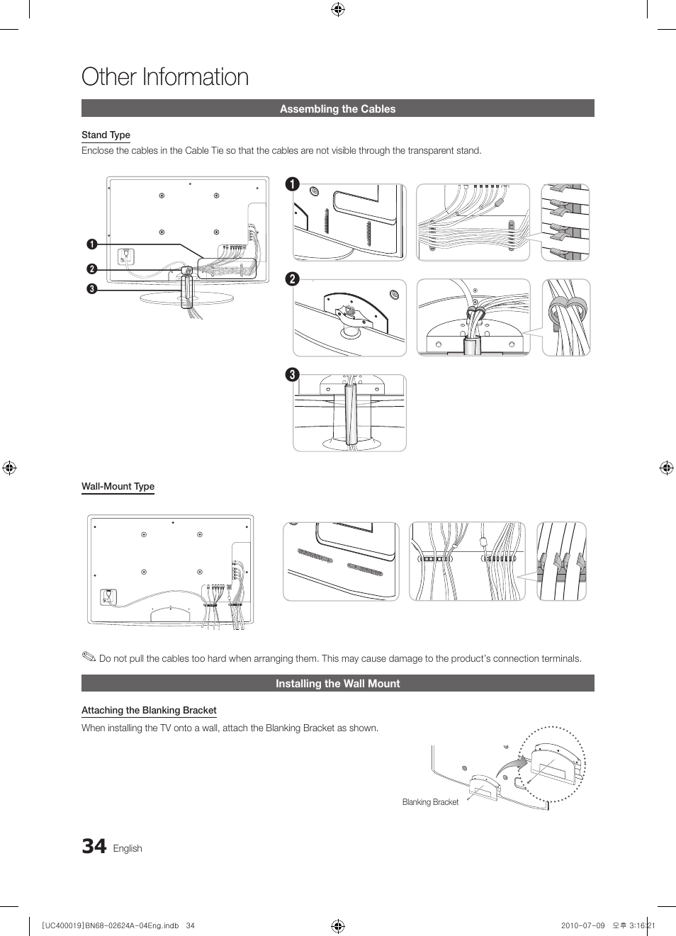 Other information | Samsung UN26C4000PDXZA User Manual | Page 34 / 42