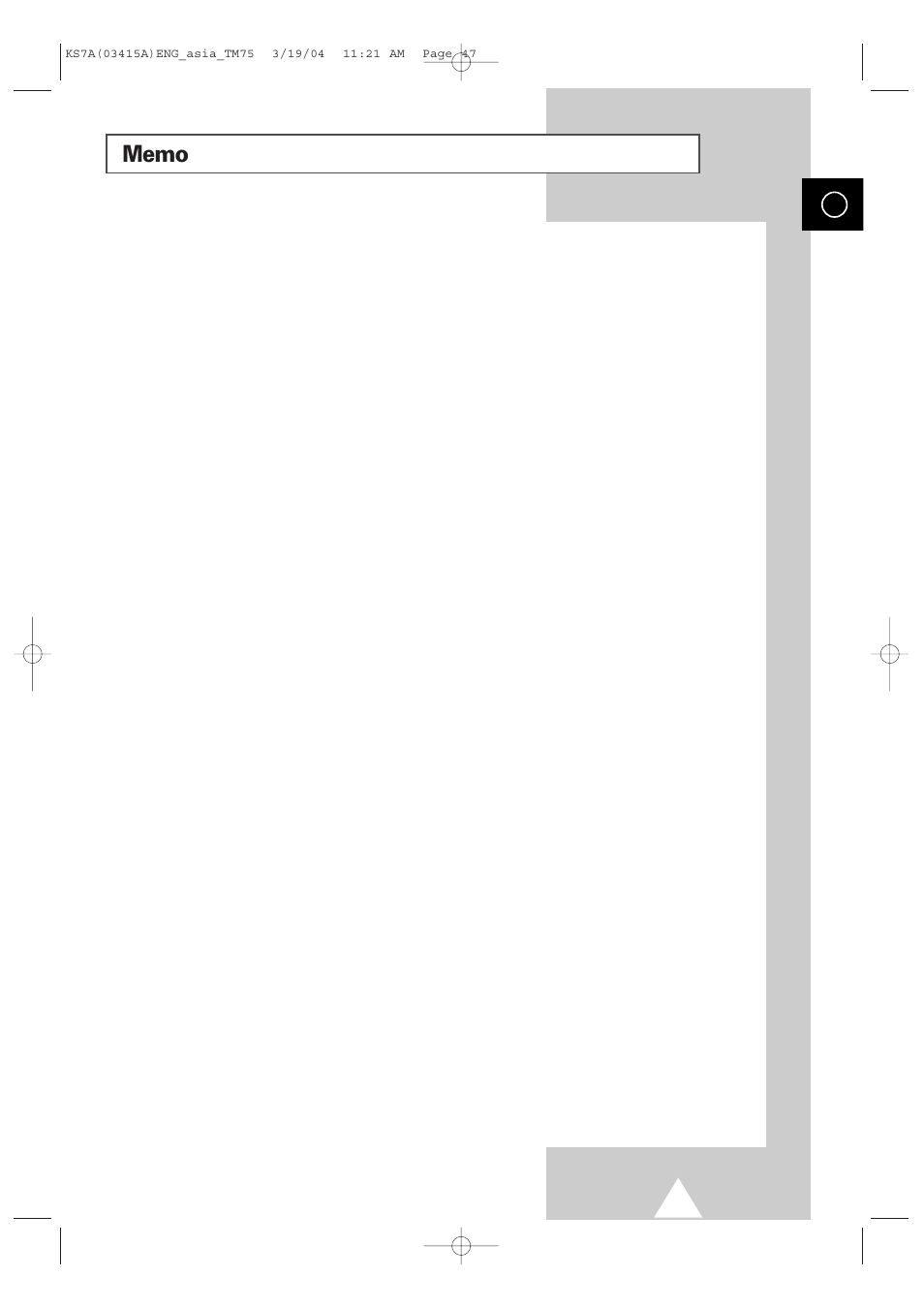 Samsung TXR2735X-XAA User Manual | Page 46 / 47