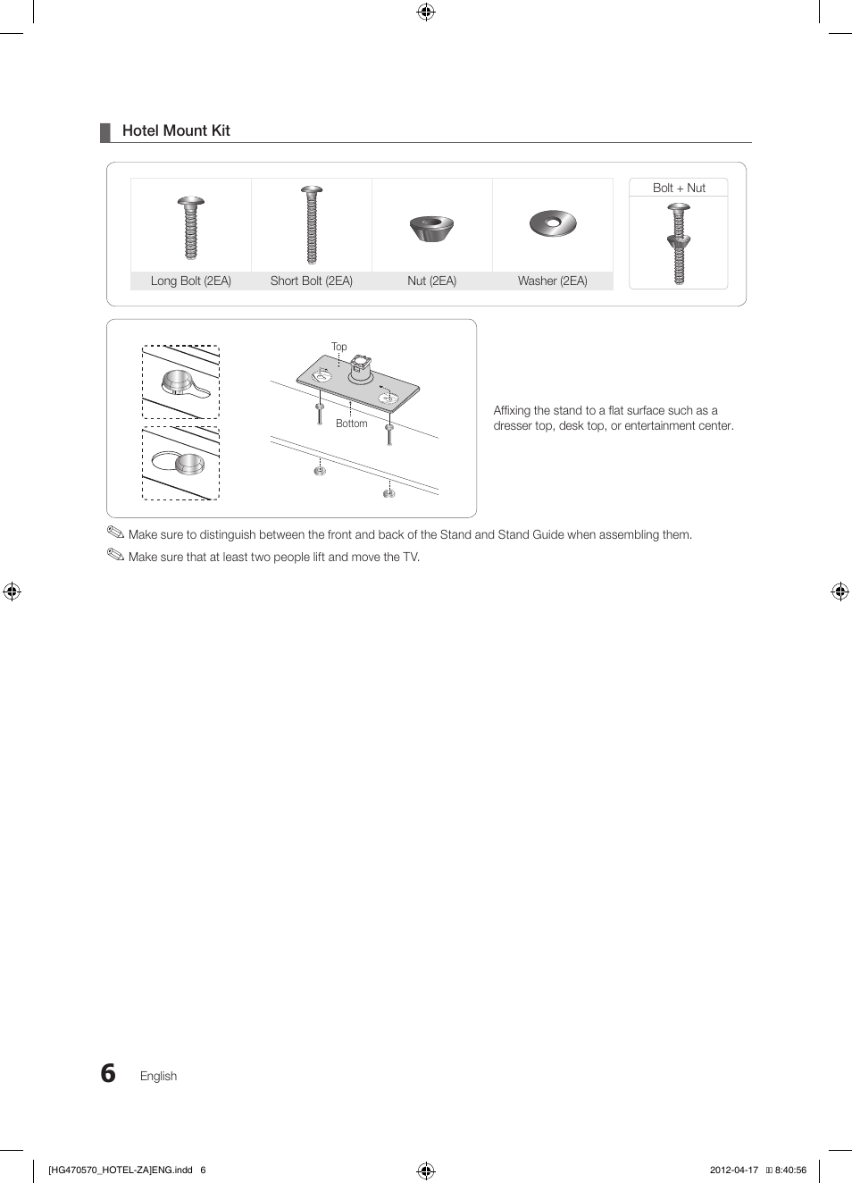 Samsung HG32NA470PFXZA User Manual | Page 6 / 43