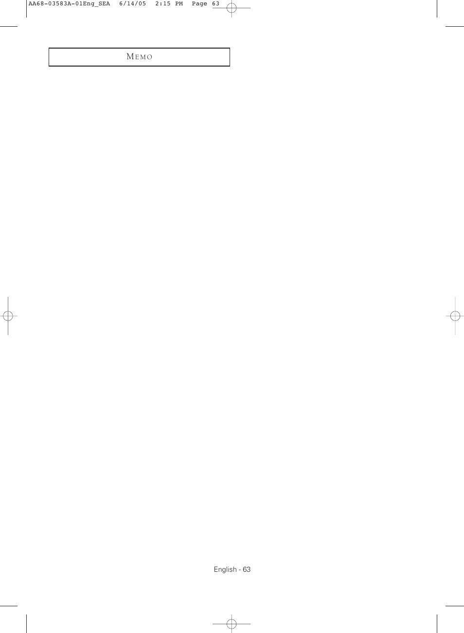 Samsung TXR2735X-XAA User Manual | Page 63 / 64
