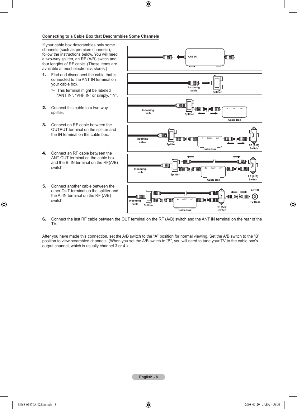 Samsung LN46A750R1FXZA User Manual | Page 10 / 273