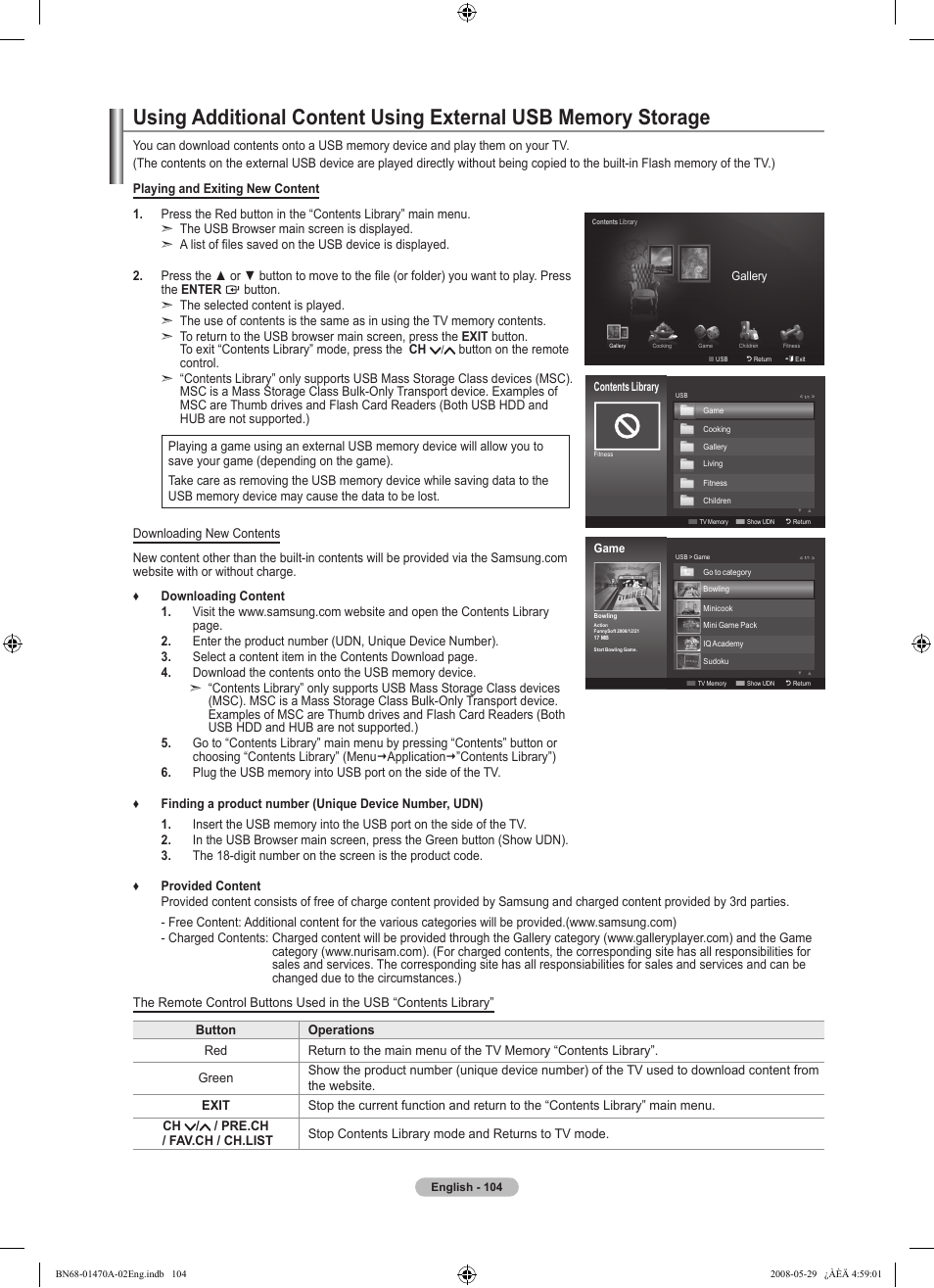 Samsung LN46A750R1FXZA User Manual | Page 106 / 273