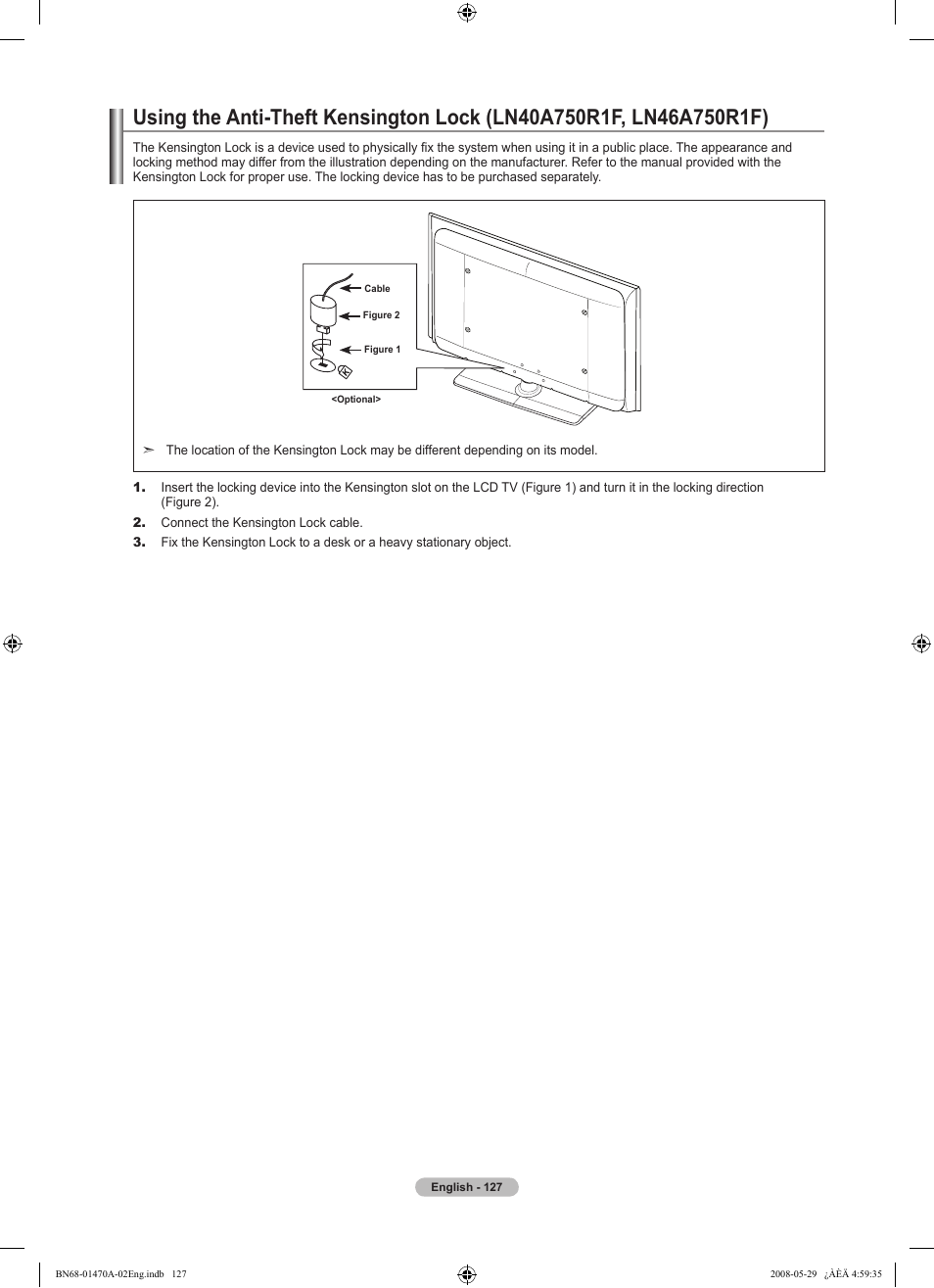 Samsung LN46A750R1FXZA User Manual | Page 129 / 273
