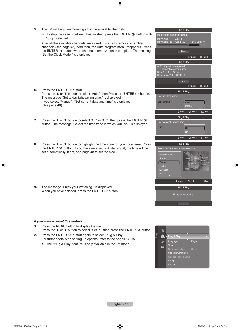 Samsung LN46A750R1FXZA User Manual | Page 17 / 273