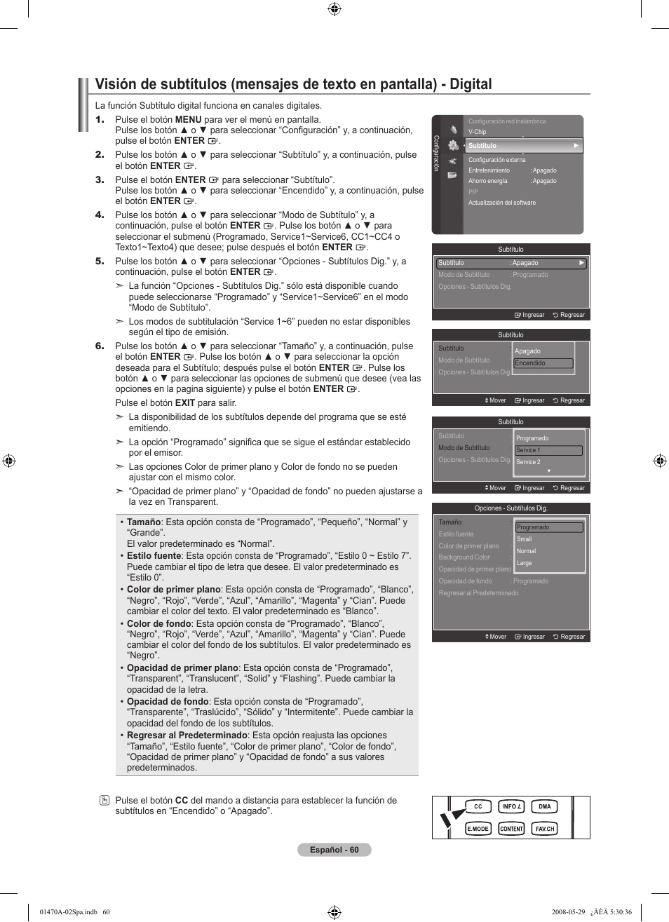 Samsung LN46A750R1FXZA User Manual | Page 202 / 273