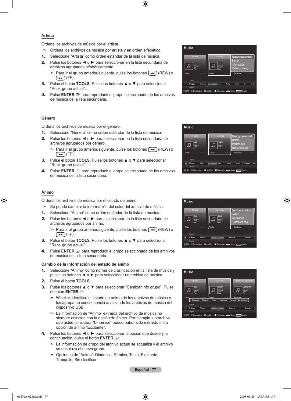 Samsung LN46A750R1FXZA User Manual | Page 219 / 273
