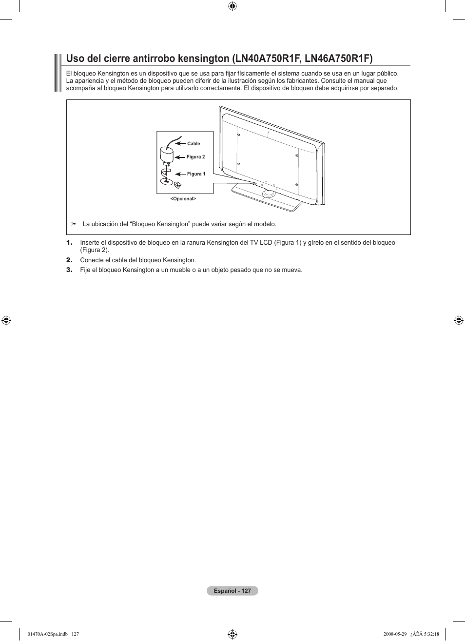 Samsung LN46A750R1FXZA User Manual | Page 269 / 273