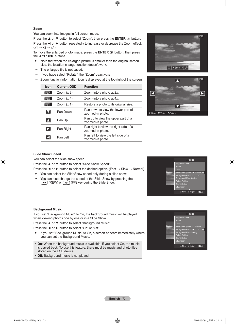 Samsung LN46A750R1FXZA User Manual | Page 75 / 273