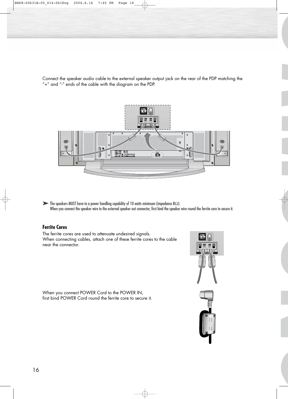 Samsung SPP4231X-XAP User Manual | Page 16 / 104