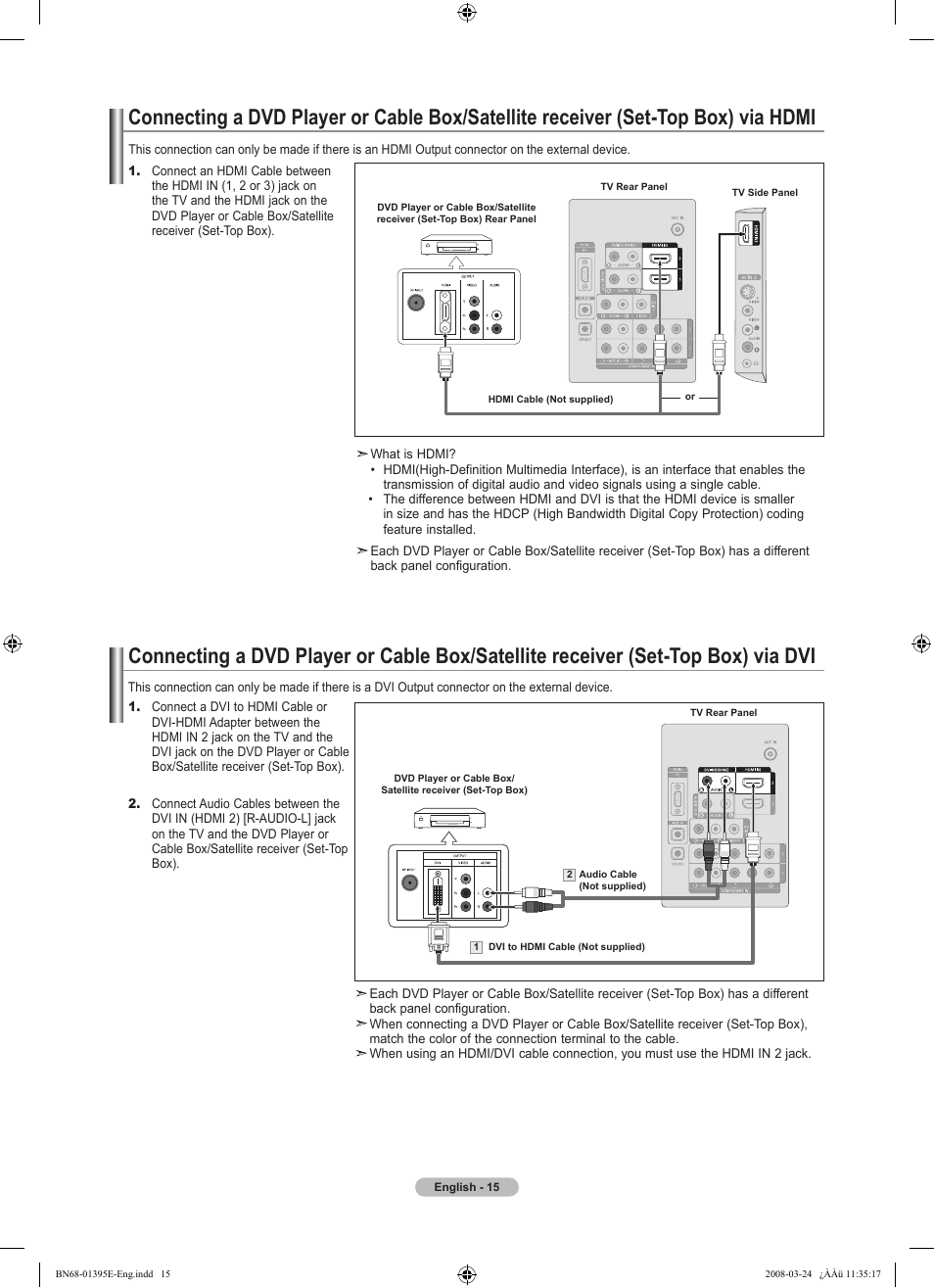 Samsung LN37A450C1XZP User Manual | Page 17 / 125