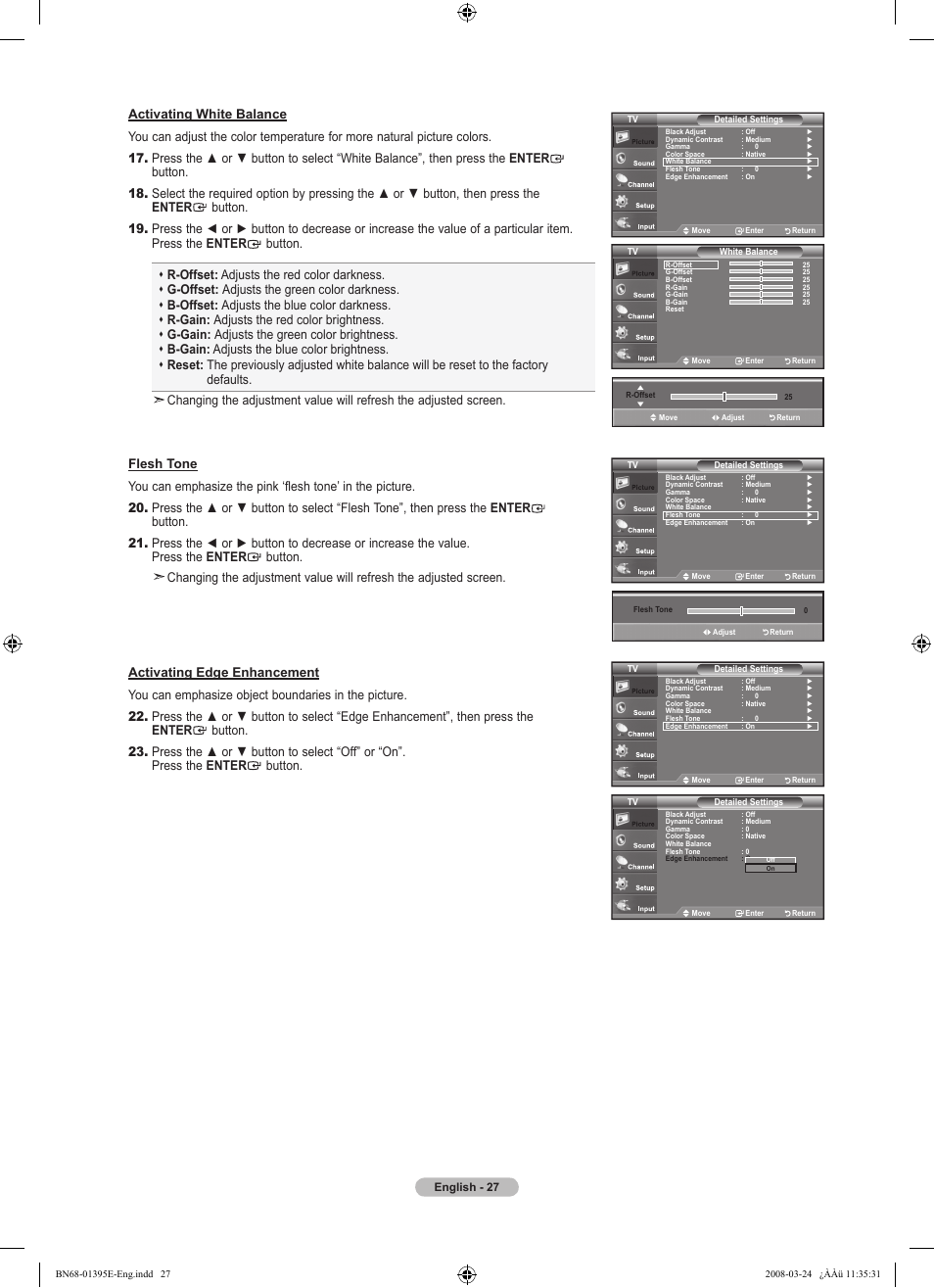 Samsung LN37A450C1XZP User Manual | Page 29 / 125