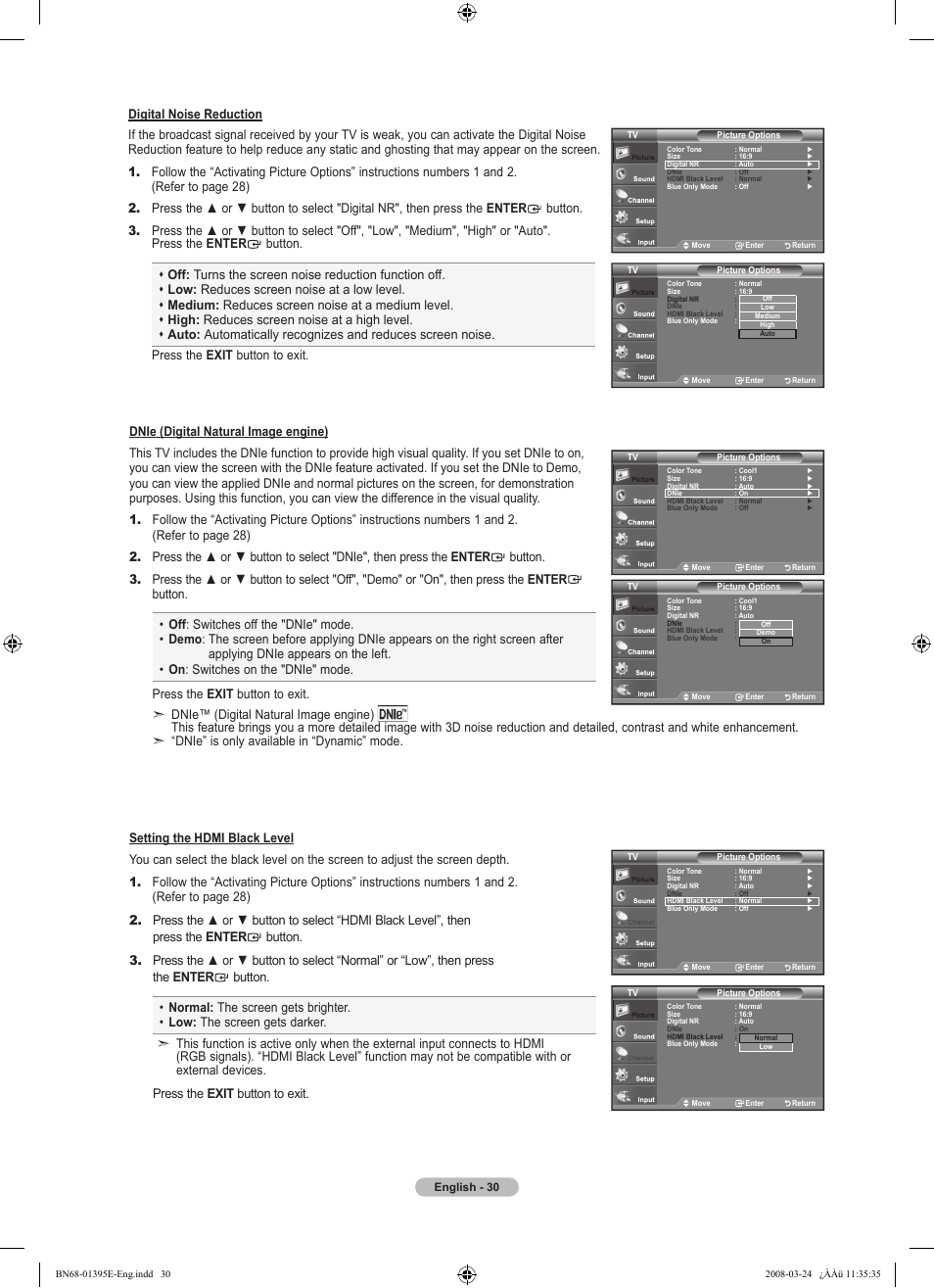 Samsung LN37A450C1XZP User Manual | Page 32 / 125