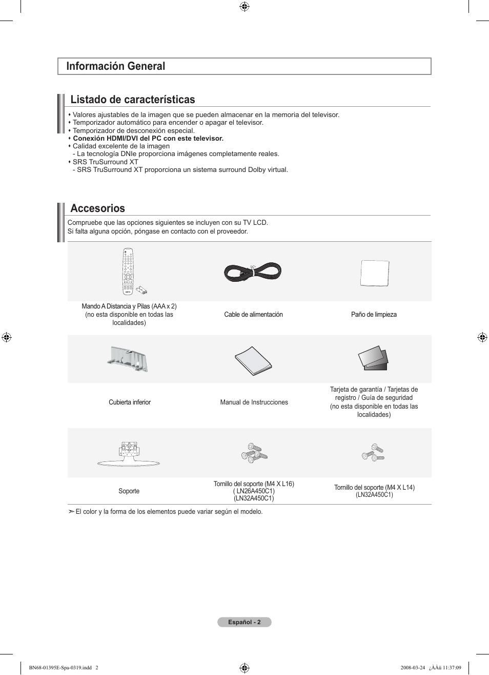 Samsung LN37A450C1XZP User Manual | Page 66 / 125