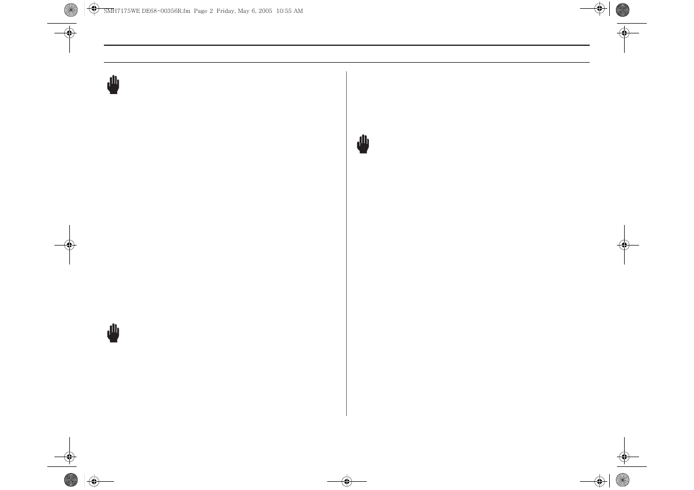 Safety, Hese, Nstructions | Warning, Recautions to, Void, Ossible, Xposure to, Xcessive, Icrowave | Samsung SMH7175CE-XAA User Manual | Page 2 / 32