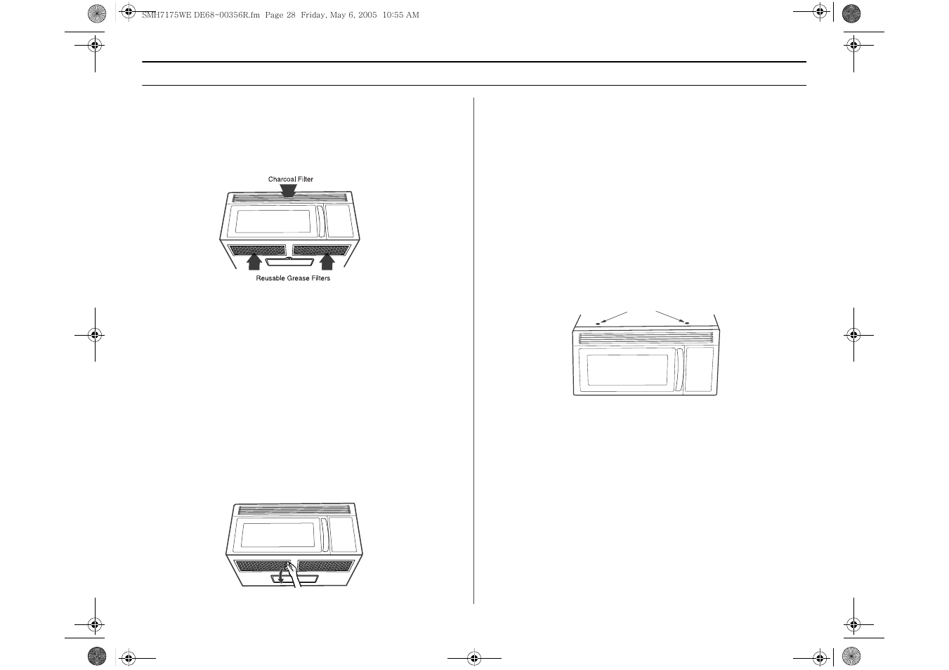 Exhaust feature, Appendix exhaust feature | Samsung SMH7175CE-XAA User Manual | Page 28 / 32