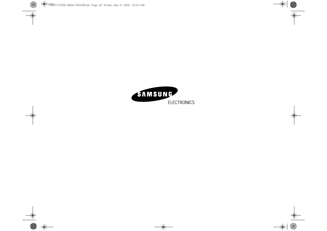 Samsung SMH7175CE-XAA User Manual | Page 32 / 32