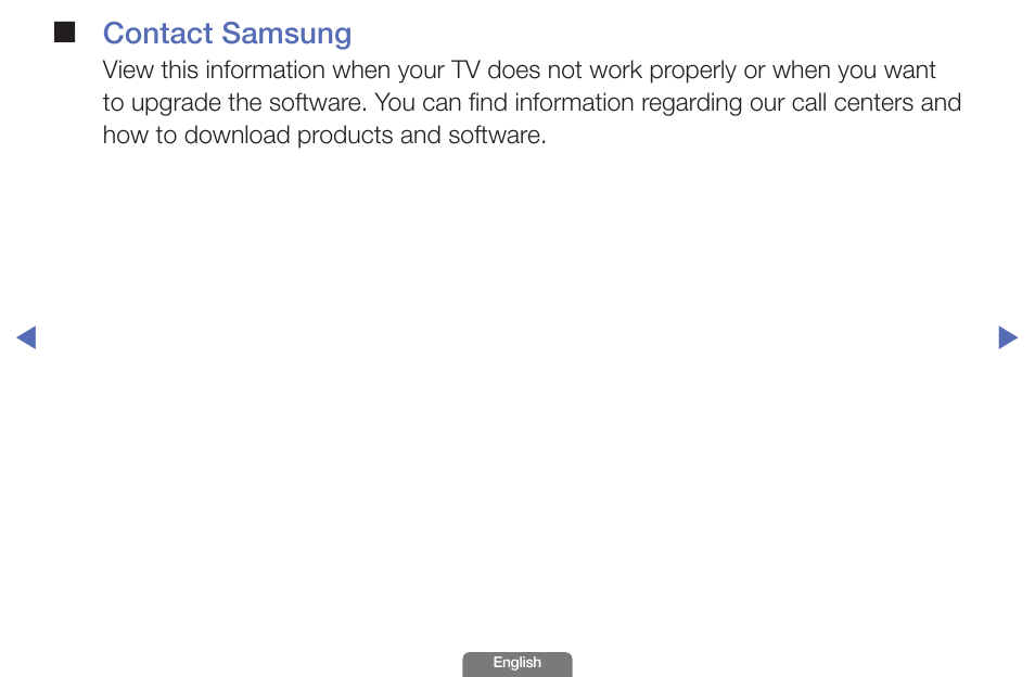 Contact samsung | Samsung UN46EH6030FXZA User Manual | Page 127 / 192